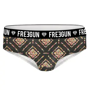 Boxer imprimé géométrique lib femme Freegun image-0
