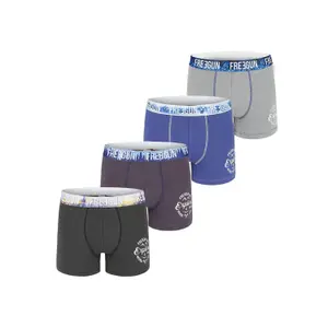 Boxer en coton hiver Freegun (x4) image-0