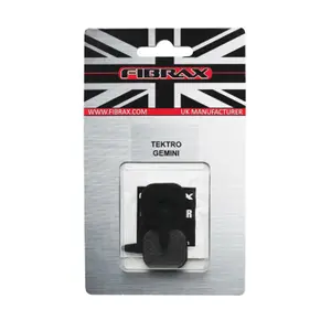 Ein Paar MTB-Fahrradbremsbeläge aus Halbmetall mit 1 Scheibenreiniger Fibrax Tektro Gemini-Novela image-1