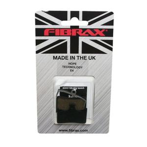 Pair of brake pads on card with 1 cleaning wipe Fibrax Hope E4-Rx4 (Fibrax Semi-Metal) image-1