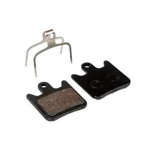 Pair of semi-metal bicycle brake pads with 1 cleaning wipe Fibrax Hope X2 image-0
