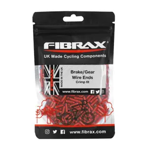 Box of 500 derailleur-brake cable ends Fibrax image-1