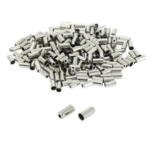 160997-beutel-mit-200-endstucken-fur-die-umwerferhulle-fibrax-silber-10x4-25-mm