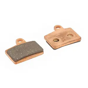 Ein Paar MTB-Fahrradbremsbeläge aus Metall mit 1 Reinigungstuch für die Scheibe Fibrax Hayes Strocker Ryde (Sintered) image-0