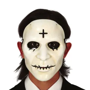 Mask with pvc cross Fiestas Guirca image-0