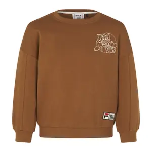 Oversized sweatshirt round neck child Fila Tawau image-0