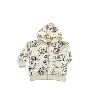 Printed hooded sweatshirt for kids Fila Tulsa image-0
