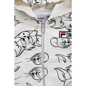 Printed hooded sweatshirt for kids Fila Tulsa image-1