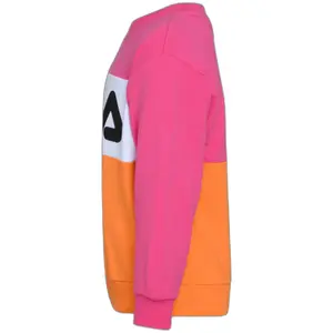 Sweatshirt round neck child Fila Brebel Blocked image-2