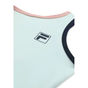 Girls' logo cut-out back swimsuit Fila Pratolino image-0
