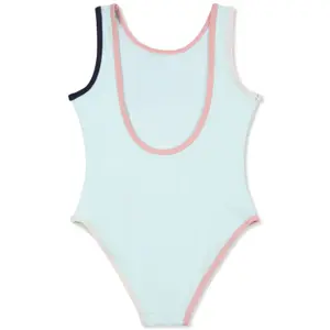 Girls' logo cut-out back swimsuit Fila Pratolino image-2