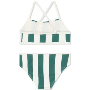 Striped two-piece swimsuit for baby girl Fila Cevoli AOP image-1