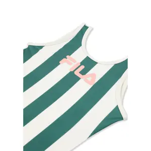 Striped baby girl swimming costume Fila Cevoli AOP image-0