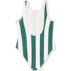 Striped baby girl swimming costume Fila Cevoli AOP image-1