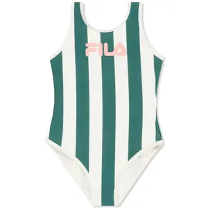Striped baby girl swimming costume Fila Cevoli AOP image-2