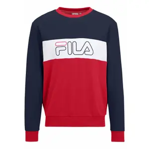 Sudadera de cuello redondo Fila Stanton Blocked Logo image-0