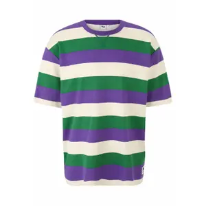 Camiseta Fila Taichung Striped Dropped Shoulder image-0