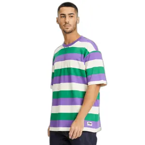 Camiseta Fila Taichung Striped Dropped Shoulder image-3