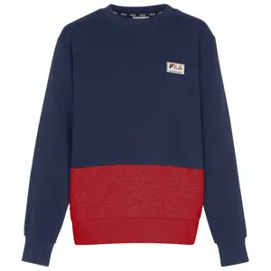 Sweatshirt round neck blocked child Fila Brussel image-0