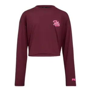 Girl's long-sleeved crop T-shirt Fila Trins image-0
