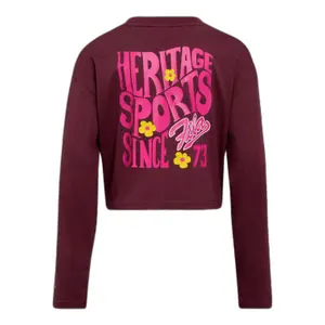 Girl's long-sleeved crop T-shirt Fila Trins image-1