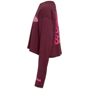 Girl's long-sleeved crop T-shirt Fila Trins image-2