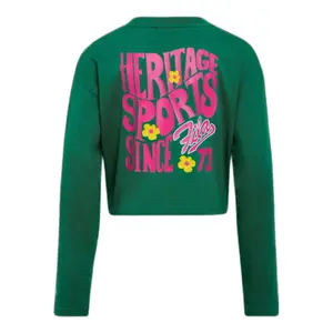 Girl's long-sleeved crop T-shirt Fila Trins image-1