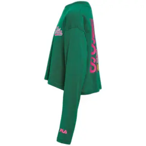 Girl's long-sleeved crop T-shirt Fila Trins image-2