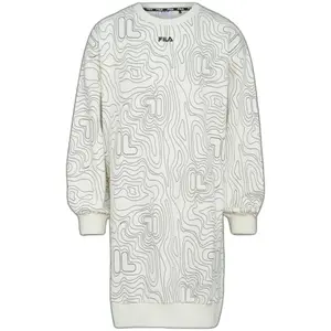 Girl's round-neck sweater dress Fila Binswangen Aop image-0