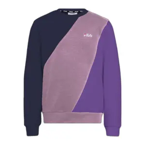 Girl's crop-neck sweatshirt Fila Bichl Blocked image-0