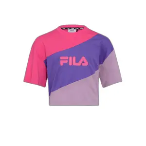 Girl's crop T-shirt Fila Biburg Blocked image-0