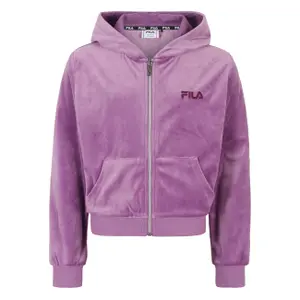 Children's velour hoodie Fila Longuich Velvet image-0