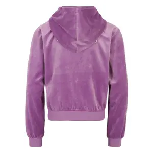 Children's velour hoodie Fila Longuich Velvet image-1