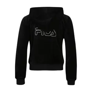 Children's velour hoodie Fila Longuich Velvet image-1