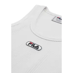 Ribbed tank top with logo for girls Fila Forcone image-0