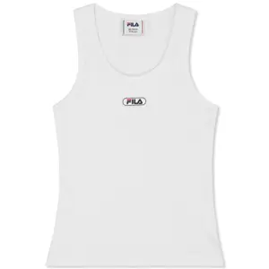 Ribbed tank top with logo for girls Fila Forcone image-2