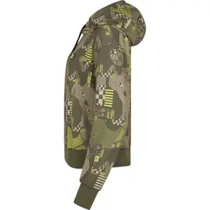 Sudadera corta con capucha estampada para mujer Fila C24 image-2