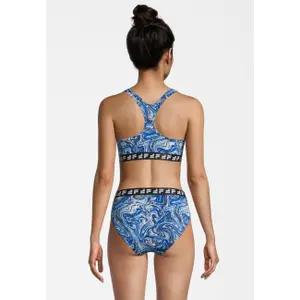 Zweiteiliger Badeanzug Rückenschwimmerin Frau Fila Salinas AOP image-3