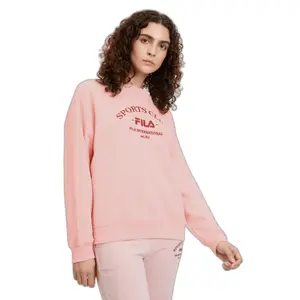 Sudadera de cuello redondo para mujer Fila Borod Loose Fit image-4