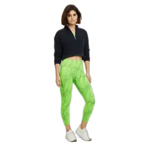 Legging 7/8 de cintura alta para mujer Fila Ribolla Aop image-1