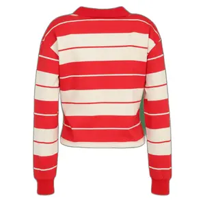 Polo crop de manga larga para mujer Fila Tacna image-4