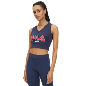 Crop-Col-V-Top Damen Fila Laixi image-1