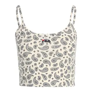 Crop-Top Damen Fila Luxor AOP Spaghetti image-0