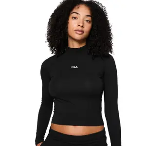 Korte mouwen col roulé T-shirt voor dames Fila Linnuse image-6