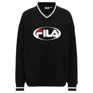 Sudadera de cuello en V para mujer Fila Langerma Oversize image-0