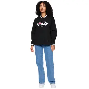 Sudadera de cuello en V para mujer Fila Langerma Oversize image-2