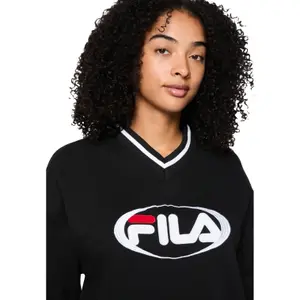 Sudadera de cuello en V para mujer Fila Langerma Oversize image-6