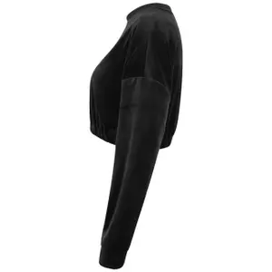 Sudadera corta de terciopelo mujer Fila Levala image-2