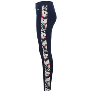 Randiga leggings för kvinnor Fila Sulusea Aop image-2