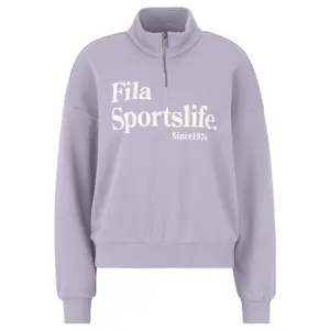 Felpa con cerniera a metà da donna Fila Lachy Oversize image-0